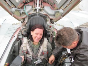 Getting ready to fly a MiG 29 in Russia